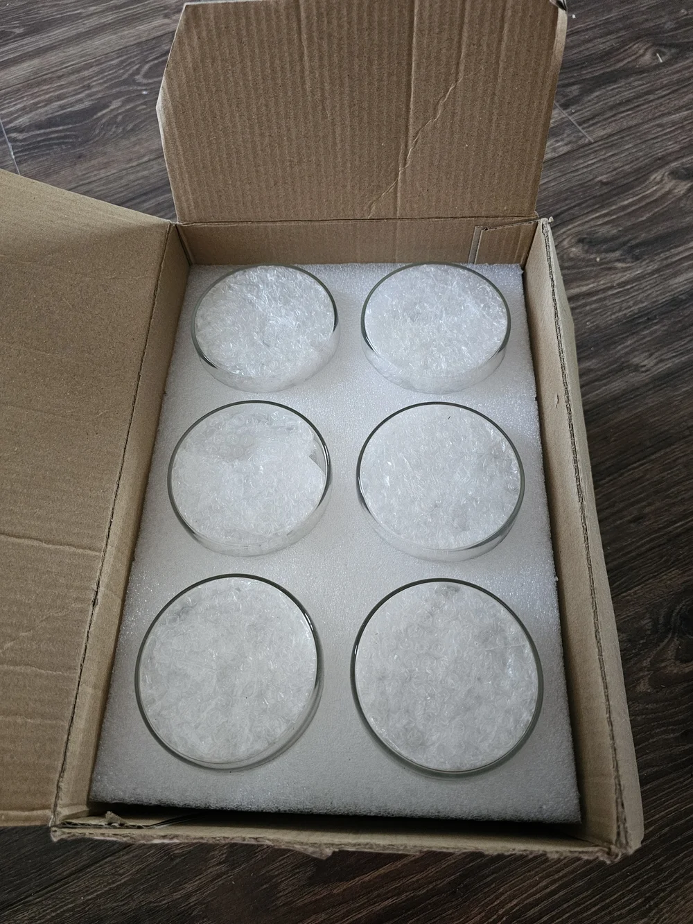 NWT Set of 18 Clear Glass Cylinder Vases Wedding Centerpieces